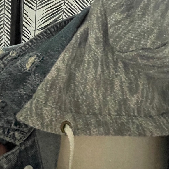 Free People hooded denim jacket S - Picture 10 of 11